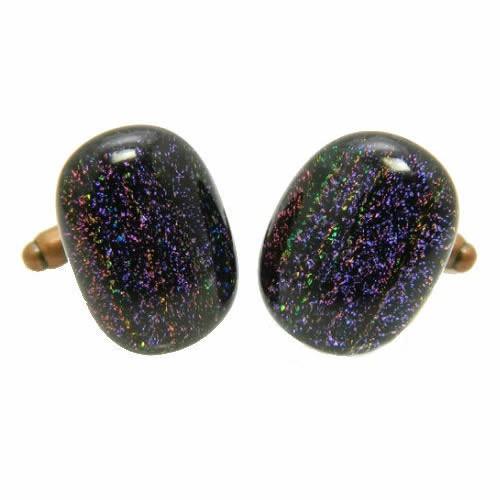 カフス カフスボタン ガラス オリジナル 手作り Universe Purple ユニバースパープル カフリンクス |  | 02