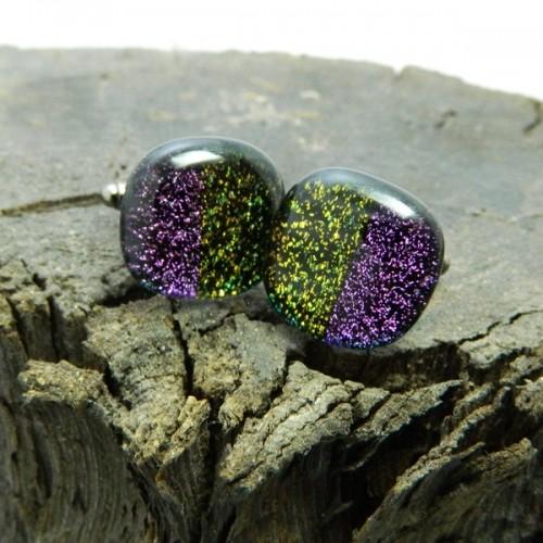 カフス カフスボタン ガラス オリジナル 手作り Half Apple ハーフ アップル カフリンクス |  | 01