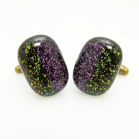 カフス カフスボタン ガラス オリジナル 手作り Half Apple ハーフ アップル カフリンクス |  | 02