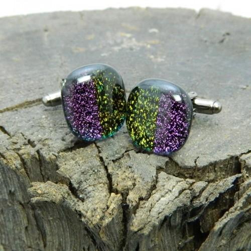 カフス カフスボタン ガラス オリジナル 手作り Half Apple ハーフ アップル カフリンクス |  | 01