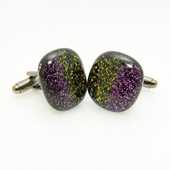 カフス カフスボタン ガラス オリジナル 手作り Half Apple ハーフ アップル カフリンクス |  | 02