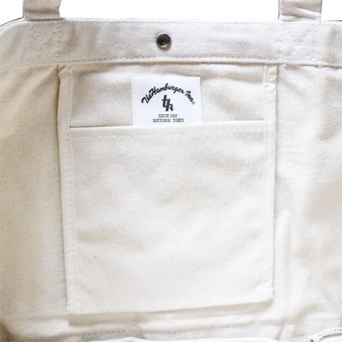 2way ショルダー付き キャンバス トートバッグ ネイビー the hamburgerinn ハンバーガーイン ショッピングバッグ |  | 02