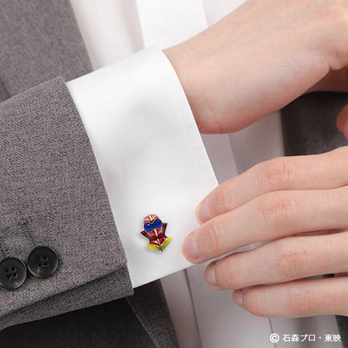 秘密戦隊ゴレンジャー×SWANK ナンバーワン戦隊ゴジュウジャー アカレンジャー カフス カフスボタン カフリンクス スワンク |  | 06