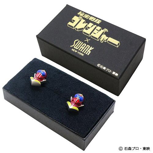 秘密戦隊ゴレンジャー×SWANK ナンバーワン戦隊ゴジュウジャー アカレンジャー カフス カフスボタン カフリンクス スワンク |  | 07