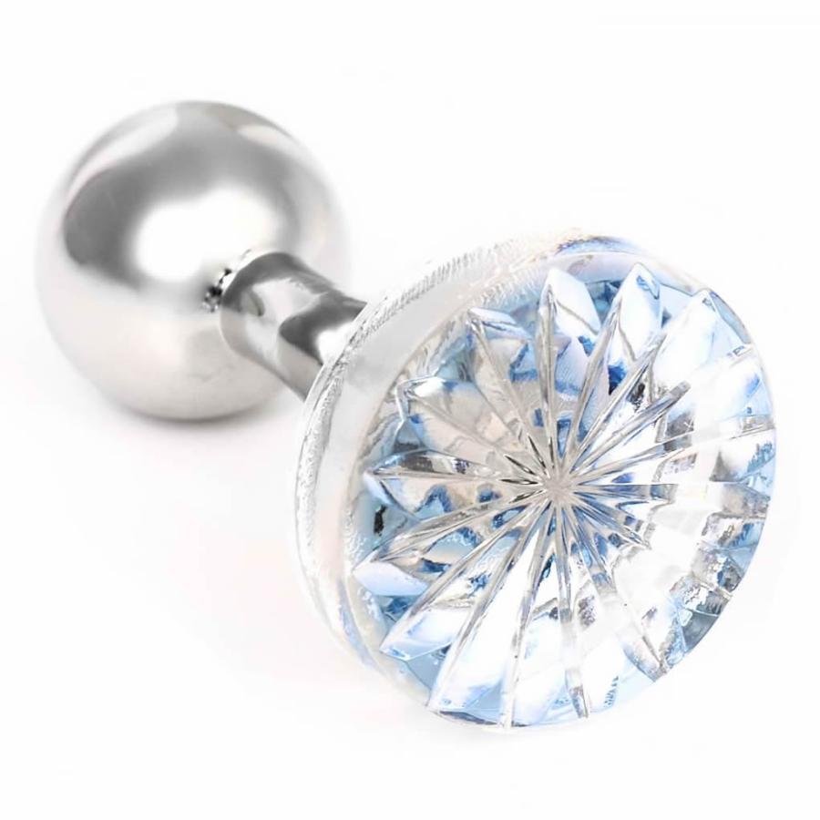 カフス カフスボタン 江戸切子 菊 ウスルリ 堀口硝子 カフリンクス