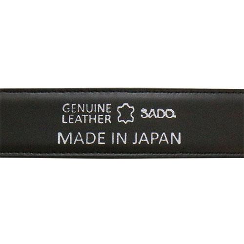 SADO グラデーション ベルト 姫路 レザー ブラック 牛革 30mm 日本製 ハンドメイド |  | 05