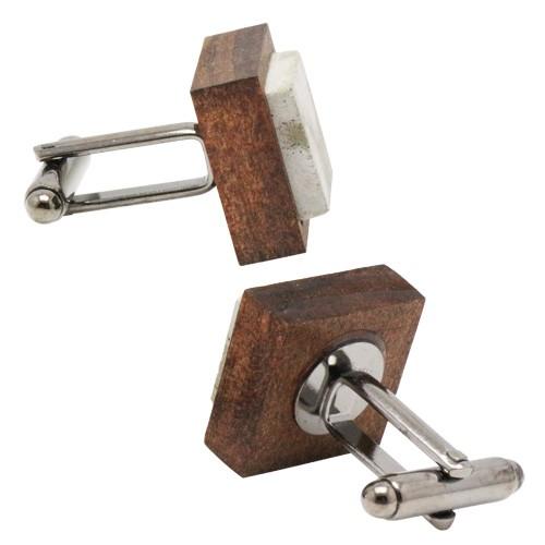 カフス カフスボタン オリジナル 手作り コーシ ウォルナット セメントタイル カフリンクス |  | 04