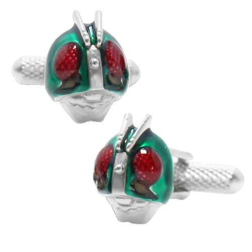 仮面ライダー × SWANK マスク カフス ネクタイピン セット カフスボタン カフリンクス タイバー タイクリップ スワンク |  | 02