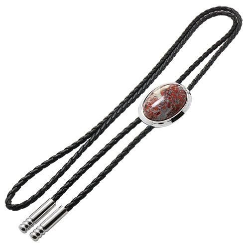 碧玉 ジャスパー ストーン ループタイ SWANK 日本製 ネックレス ポーラータイ ポロタイ ボロタイ |  | 02