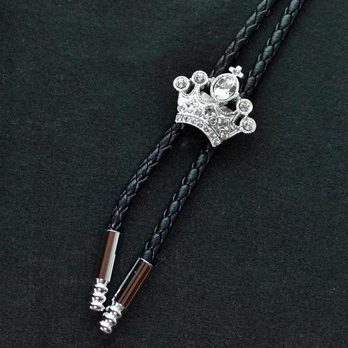 クリスタル 王冠 SWANK スワンク ループタイ ネックレス ポーラータイ ポロタイ ボロタイ 日本製 |  | 03