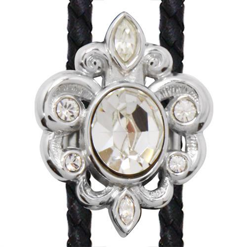 クリスタル 紋章 SWANK スワンク ループタイ ネックレス ポーラータイ ポロタイ ボロタイ 日本製 |  | 01