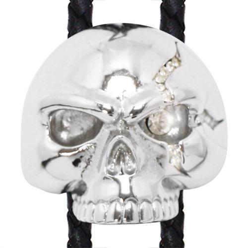 クリスタル スカル SWANK スワンク ループタイ ネックレス ポーラータイ ポロタイ ボロタイ 日本製 |  | 01