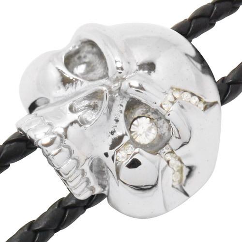 クリスタル スカル SWANK スワンク ループタイ ネックレス ポーラータイ ポロタイ ボロタイ 日本製 |  | 02