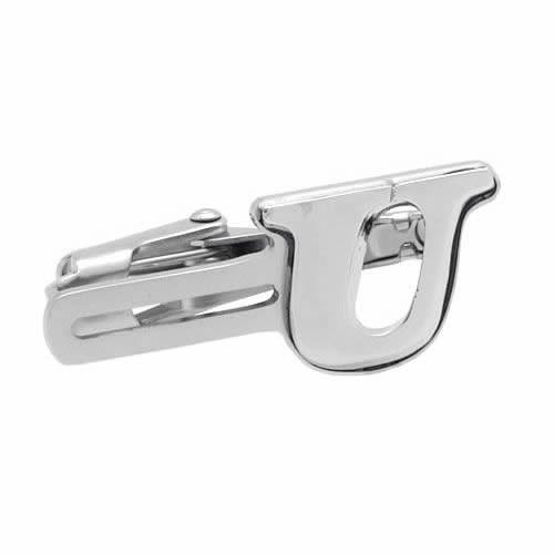 ネクタイピン タイバー イニシャル アルファベット U タイクリップ タイピン |  | 02