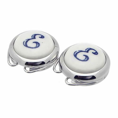 ボタンカバー イニシャル アルファベット E カフス カフスボタン |  | 02