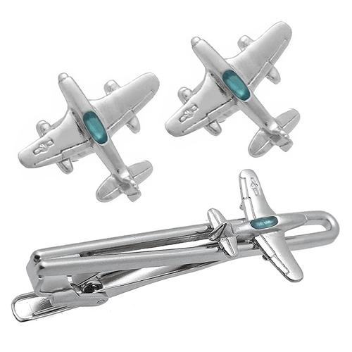 SWANK スワンク カフス ネクタイピン セット 飛行機 カフスボタン カフリンクス タイバー タイクリップ |  | 05