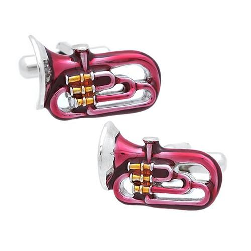 SWANK スワンク カフス ネクタイピン セット チューバ ワインレッド カフスボタン カフリンクス タイバー タイクリップ |  | 01