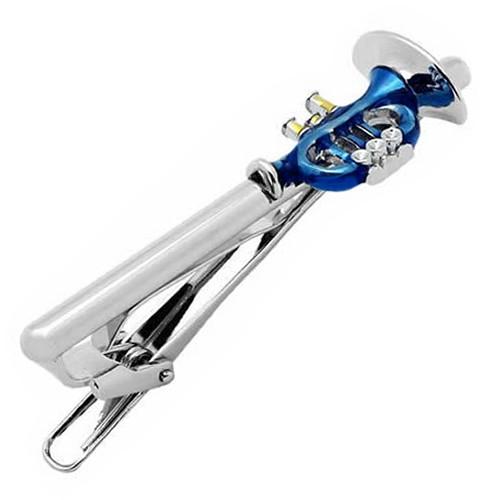 SWANK スワンク カフス ネクタイピン セット トランペット ブルー カフスボタン カフリンクス タイバー タイクリップ |  | 02