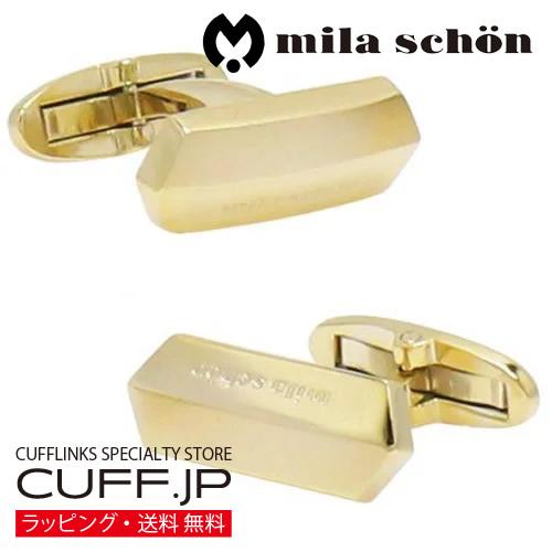 ミラ ショーン カフス ゴールド バーサス カフスボタン カフリンクス mila schon メンズアクセサリー | 