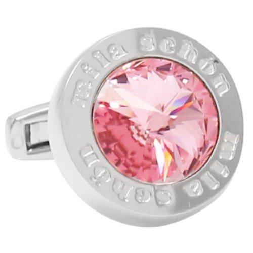 ミラ ショーン カフス ピンク クリスタルガラス カフスボタン カフリンクス mila schon メンズアクセサリー |  | 02