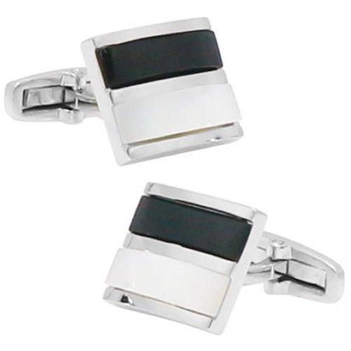 ミラ ショーン カフス オニキス 白蝶貝 カフスボタン カフリンクス mila schon メンズアクセサリー |  | 01