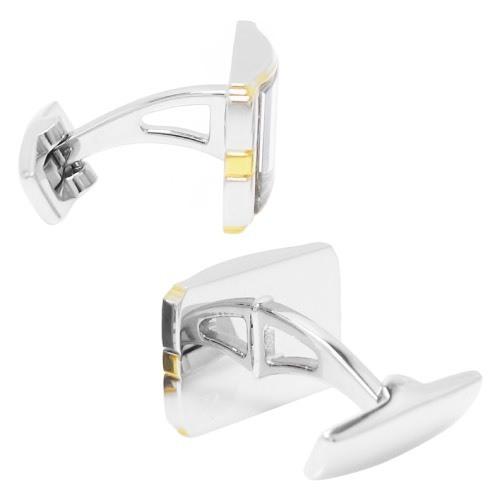 ミラ ショーン カフス ブルー ゴールド カフスボタン カフリンクス mila schon メンズアクセサリー |  | 03