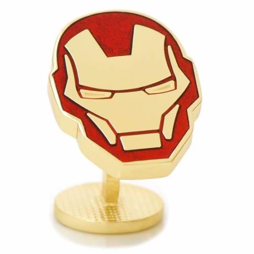 カフス カフスボタン アイアンマン MARVEL マーベル ヘルメット カフリンクス_1