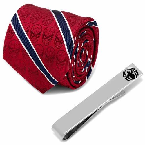 MARVEL スパイダーマン ネクタイ カフリンクス セット