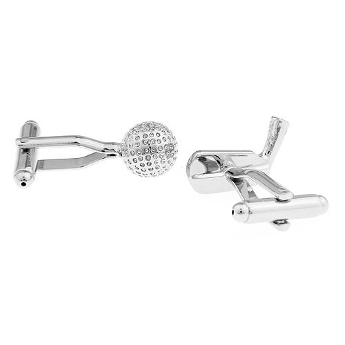 カフスボタン ゴルフ ゴルフボール＆アイアン カフス カフリンクス |  | 02