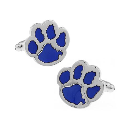 カフスボタン 肉球 paw ブルー 犬 ネコ カフス カフリンクス |  | 01