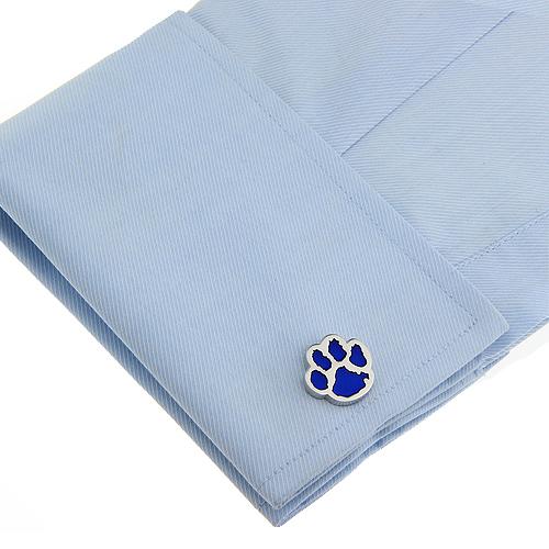 カフスボタン 肉球 paw ブルー 犬 ネコ カフス カフリンクス |  | 03