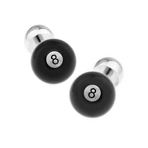 カフスボタン 8ボール ビリヤード カフス カフリンクス |  | 01
