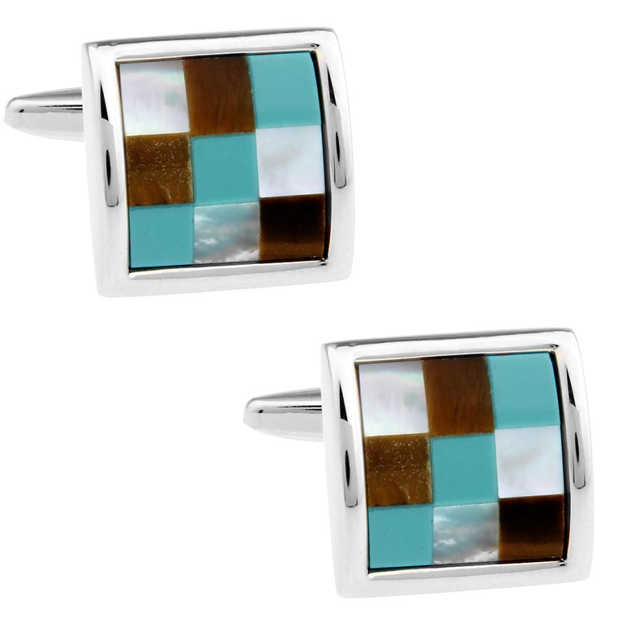 カフスボタン チェックストーン カフス カフリンクス |  | 01