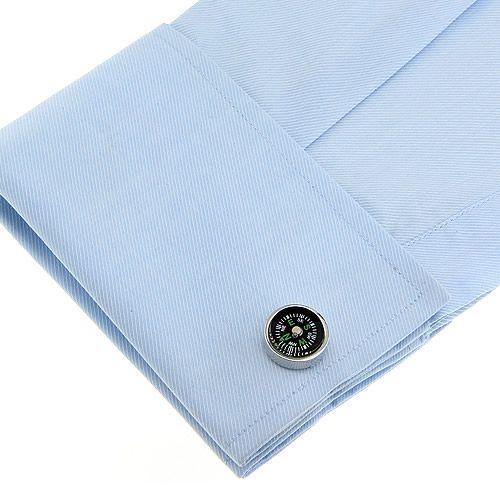 カフスボタン コンパス 方位磁針 磁石 カフス カフリンクス |  | 03