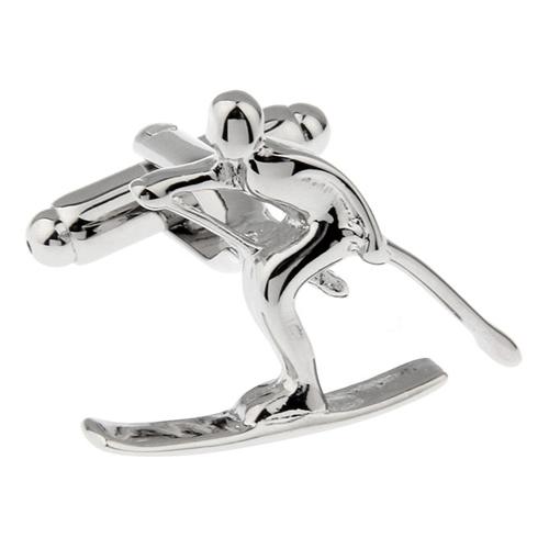 カフスボタン スキー スキーヤー カフス カフリンクス |  | 01
