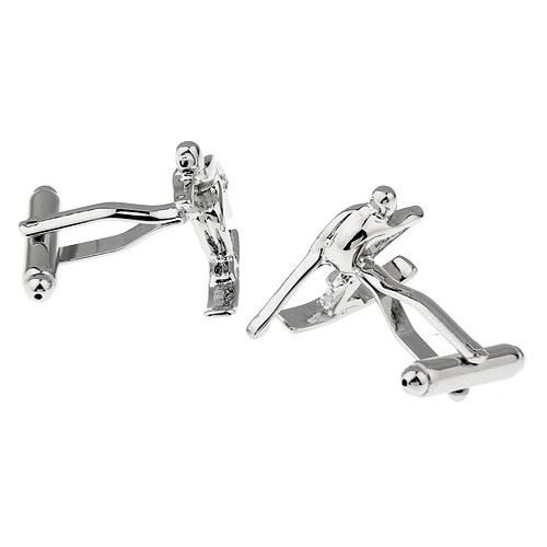 カフスボタン スキー スキーヤー カフス カフリンクス |  | 02