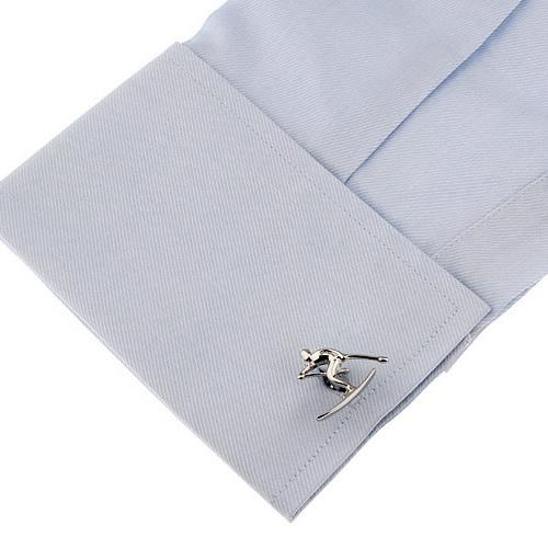 カフスボタン スキー スキーヤー カフス カフリンクス |  | 03