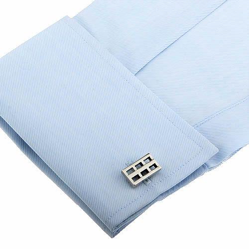 カフスボタン シルバー ラティス カフス カフリンクス |  | 03