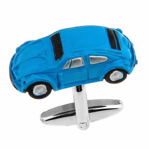 カフスボタン ブルー クラシックカー 自動車 カフス カフリンクス |  | 01
