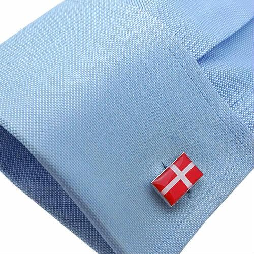 カフスボタン デンマーク 国旗 カフス カフリンクス |  | 03