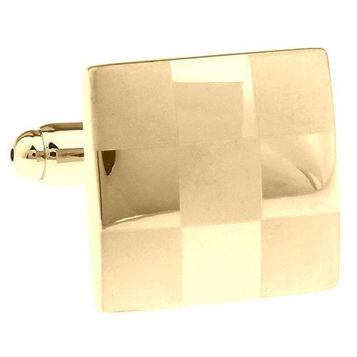 カフスボタン ゴールドチェック カフス カフリンクス |  | 02