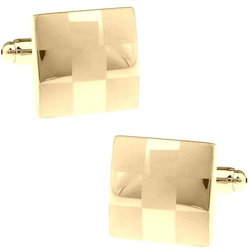 カフスボタン ゴールドチェック カフス カフリンクス |  | 01