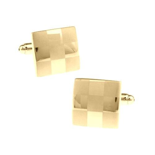 カフスボタン ゴールドチェック カフス カフリンクス |  | 03