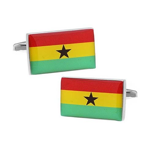 カフスボタン ガーナ 国旗 カフス カフリンクス |  | 01