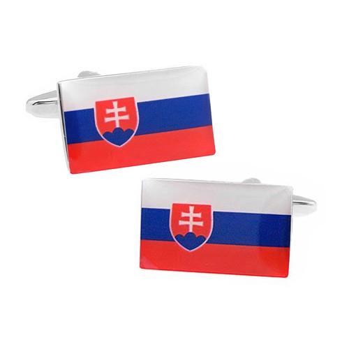 カフスボタン スロバキア 国旗 カフス カフリンクス |  | 01