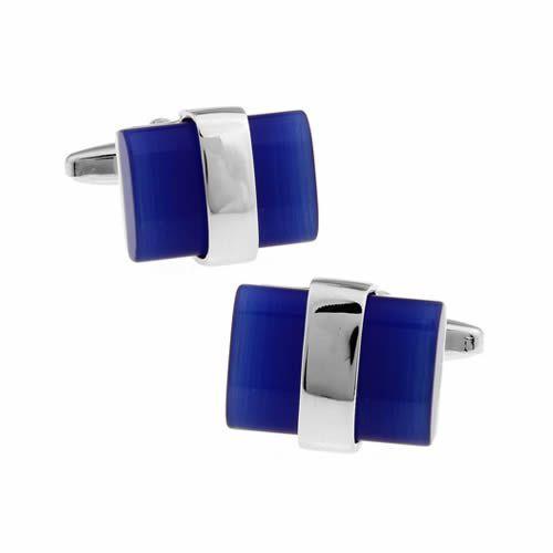 カフスボタン レクタングル ブルーストーン カフス カフリンクス |  | 01