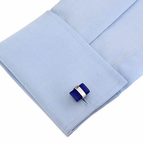 カフスボタン レクタングル ブルーストーン カフス カフリンクス |  | 03
