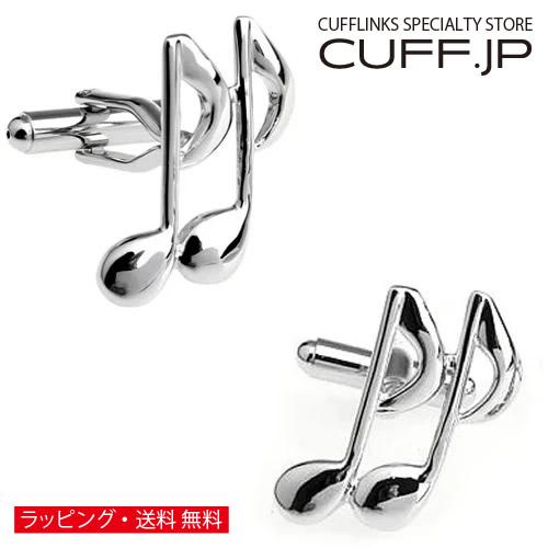 カフスボタン ８分音符 カフス カフリンクス | 
