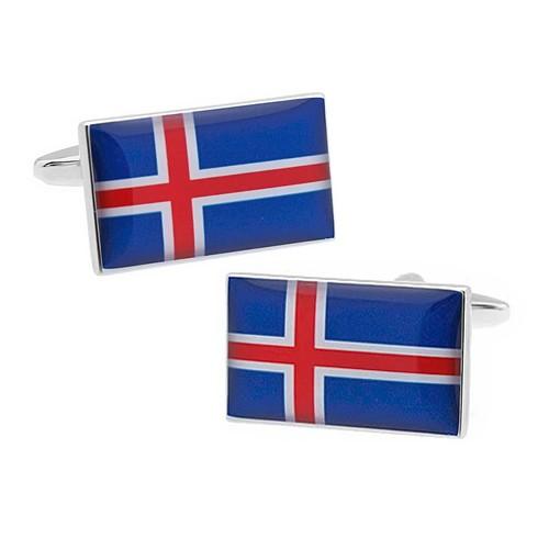 カフスボタン アイスランド 国旗 カフス カフリンクス メンズアクセサリー |  | 01