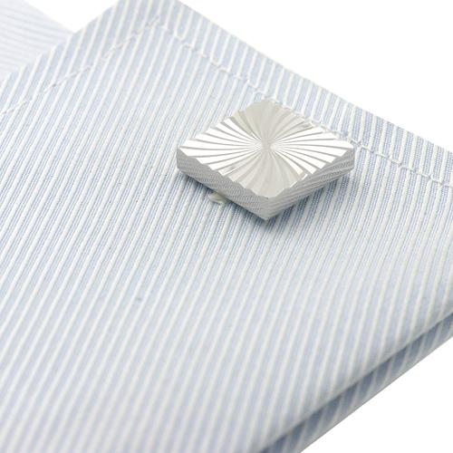 カフスボタン シルバー スパイラル カフス カフリンクス メンズアクセサリー |  | 04